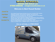 Tablet Screenshot of mrussellbuilder.co.uk